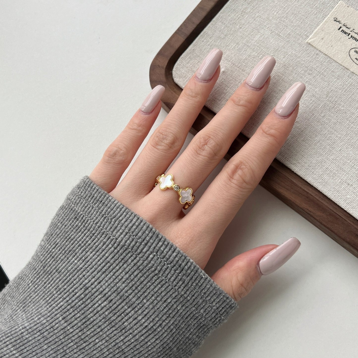 Mini Multi Clover Ring