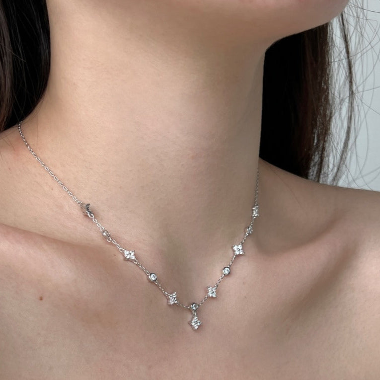 Small Multi Clover Necklace