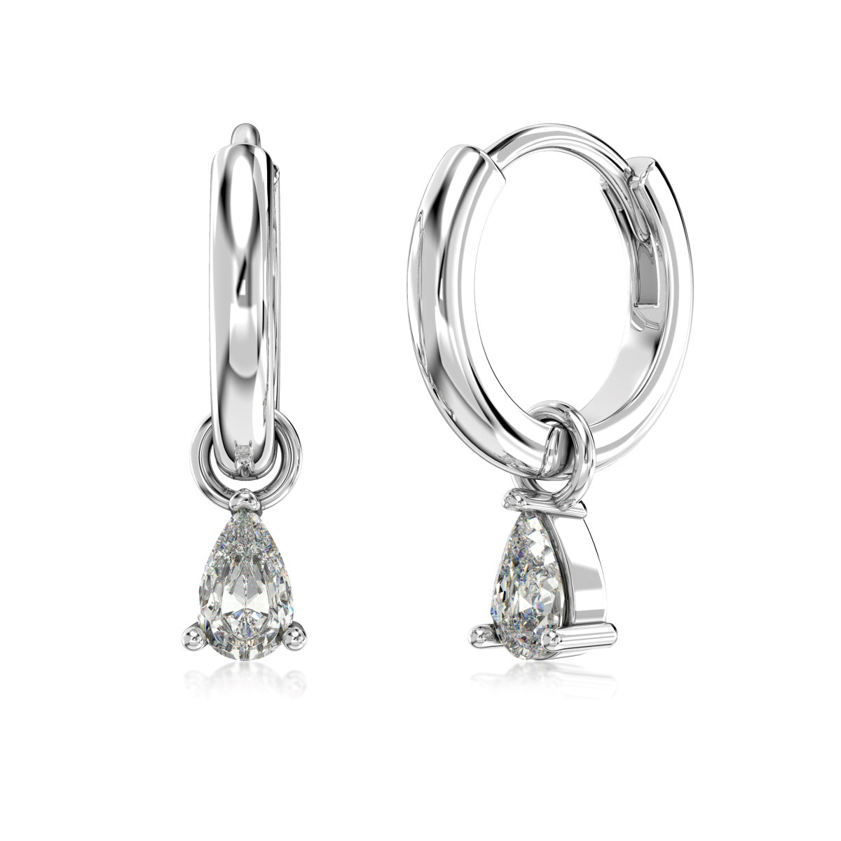 Mini Pear Drop Earrings