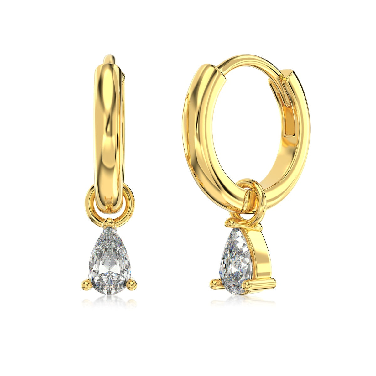 Mini Pear Drop Earrings