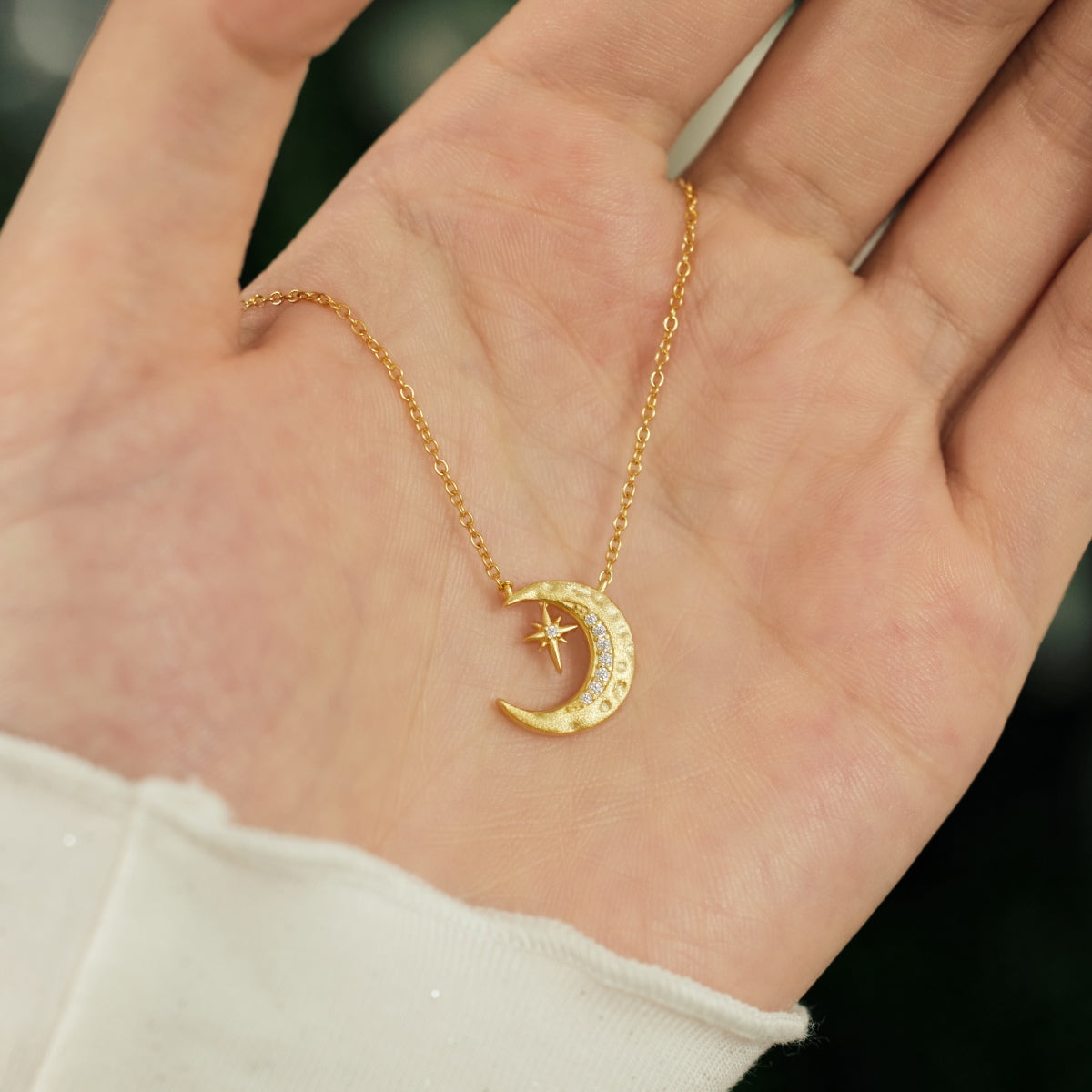 Moon-Star Necklace