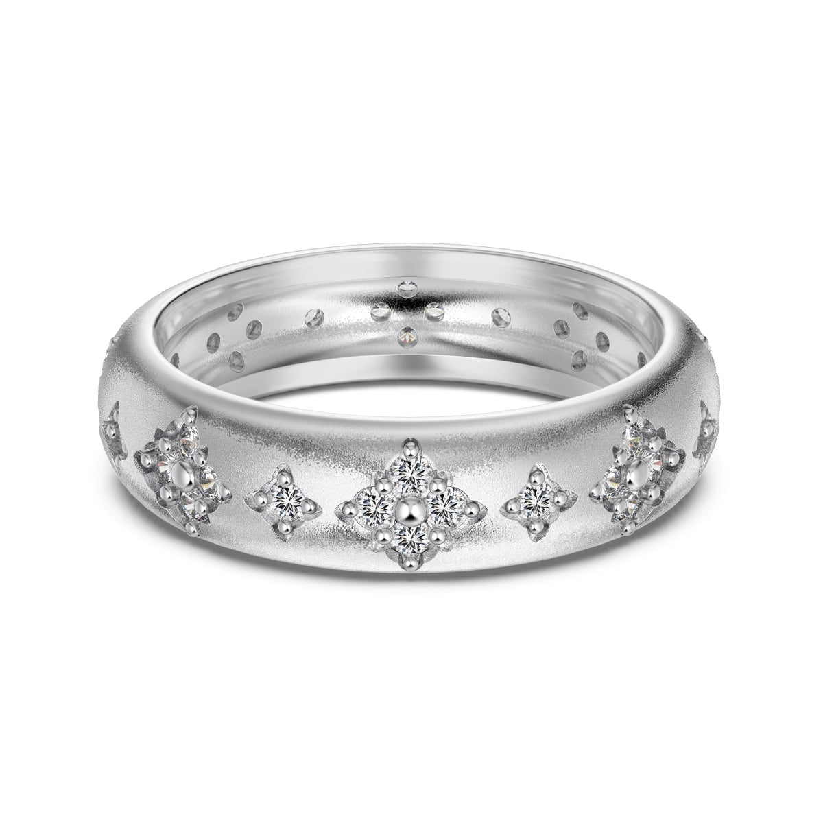 Multi Star Stone Band Ring