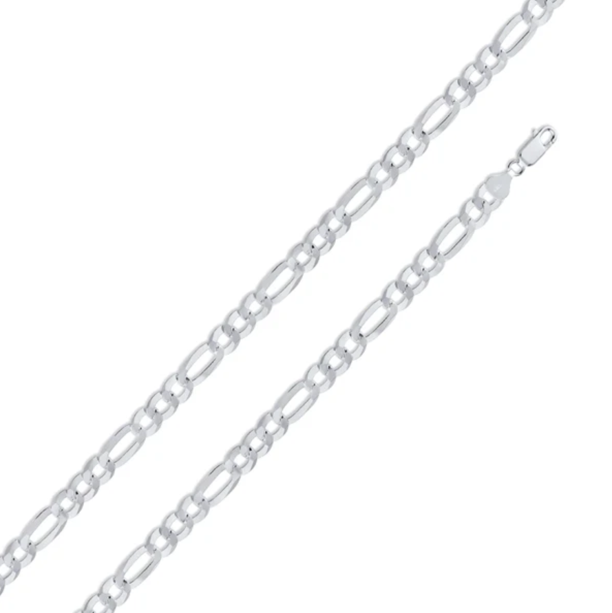 Silver Figaro Chain - 4mm