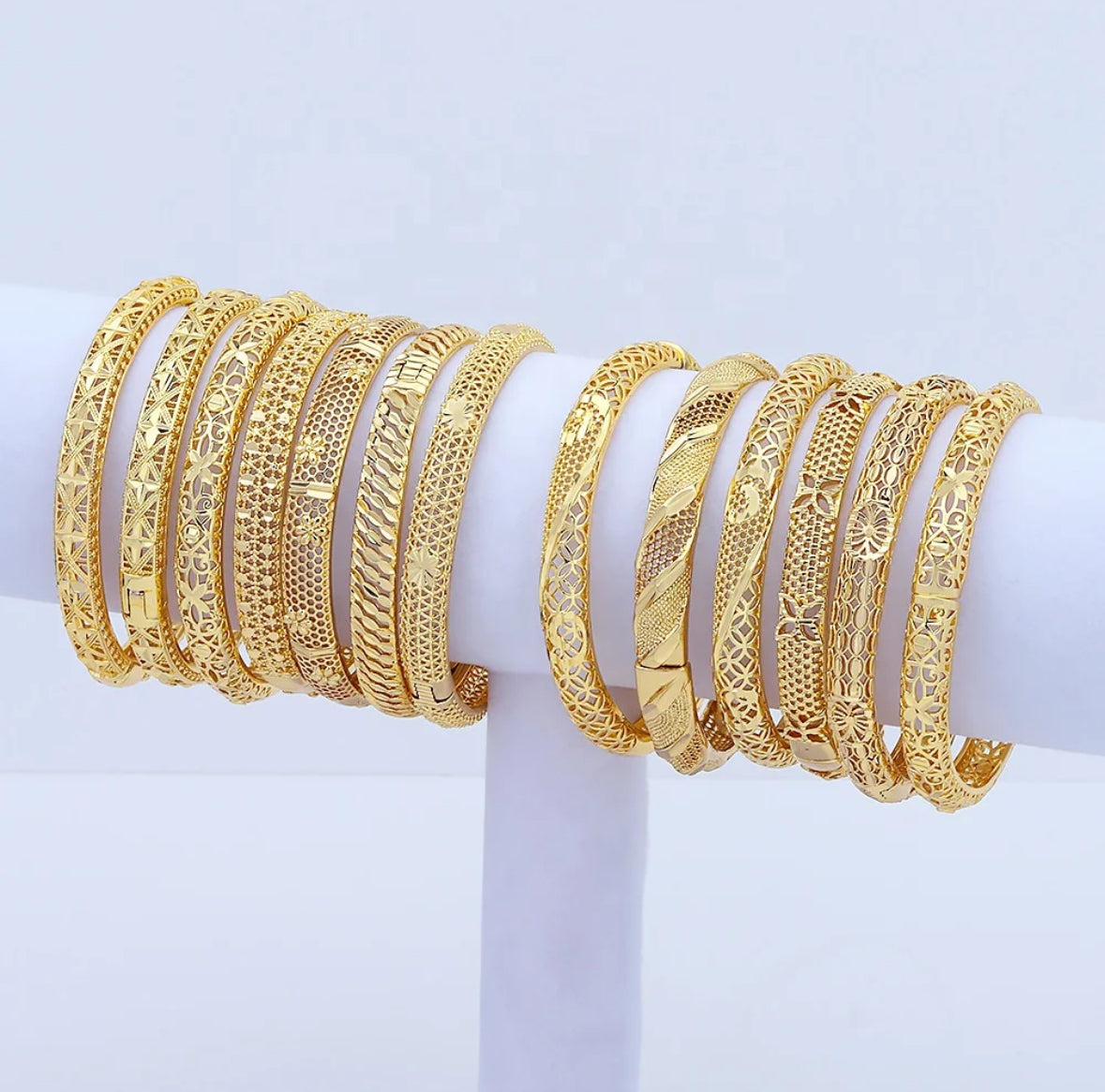 24K Gold Plated Bangles