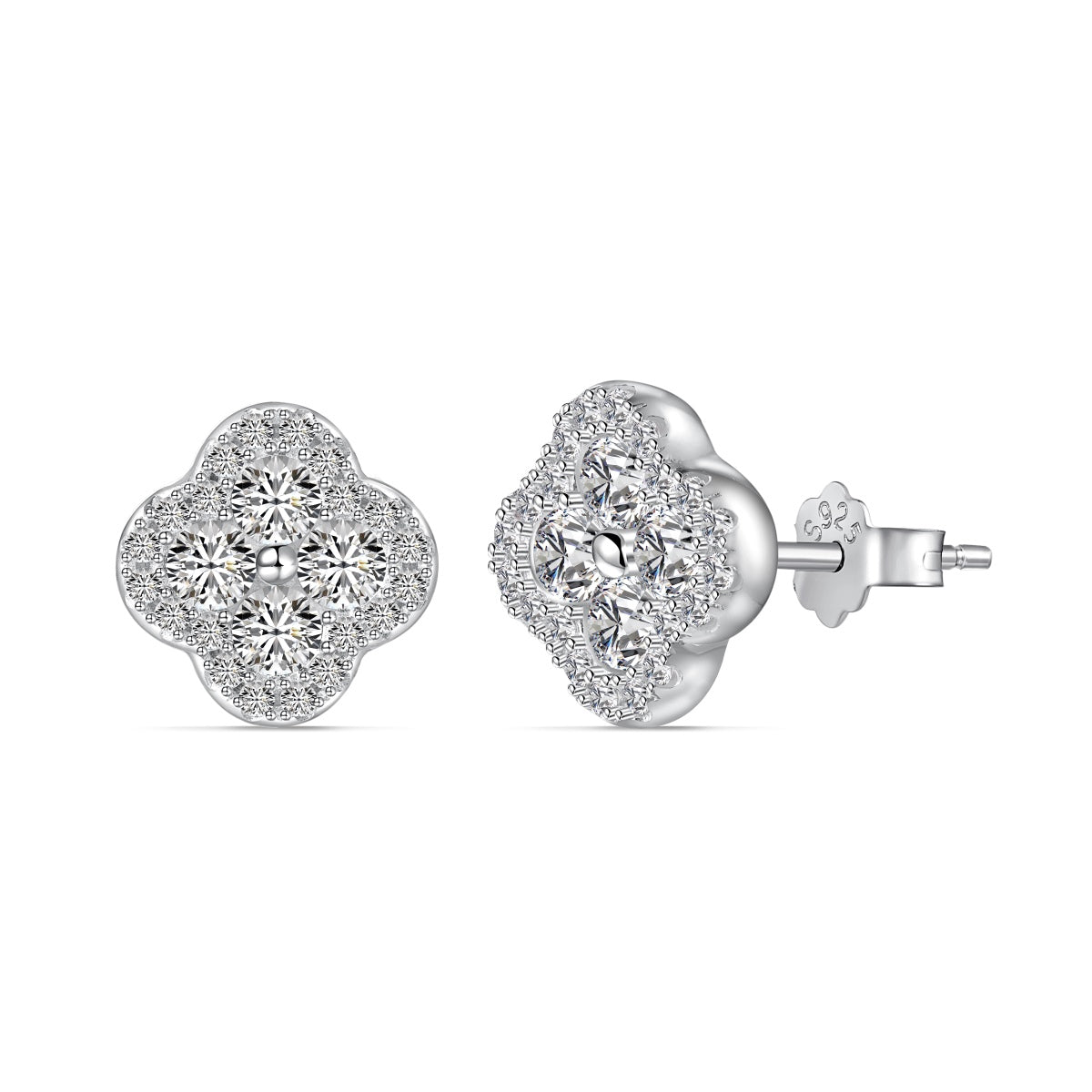 Mini Clover Stud Earrings