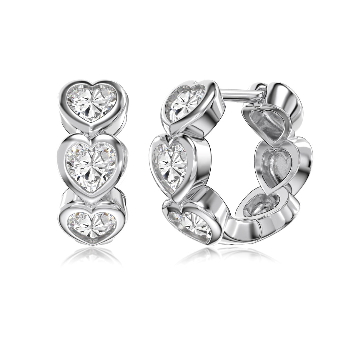 Multi Mini Heart Earrings