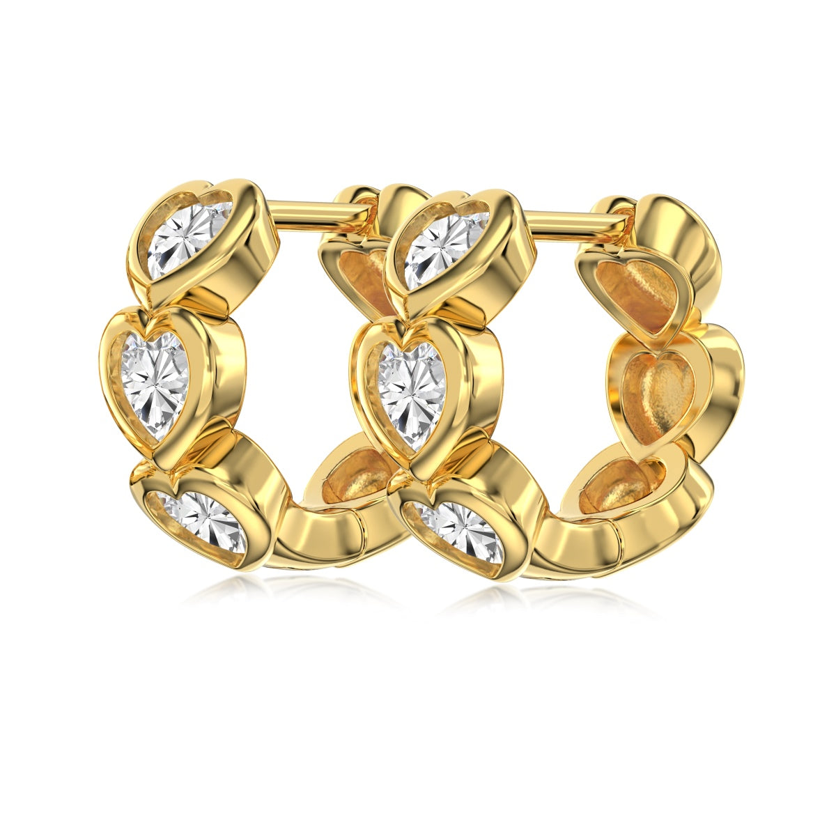 Multi Mini Heart Earrings