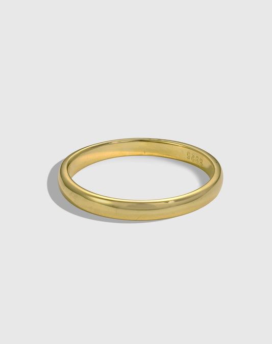 18K Gold Plated Band Ring