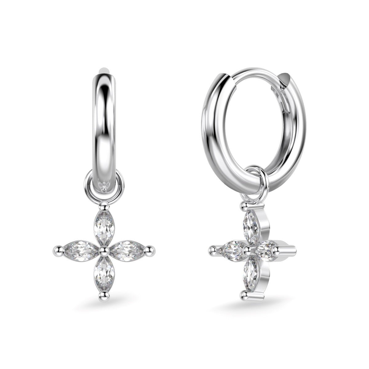 Mini Clover Drop Earrings