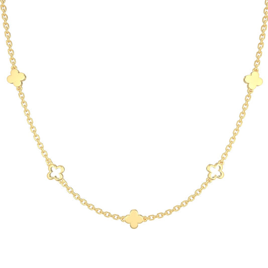 Small Multi Clover Necklace