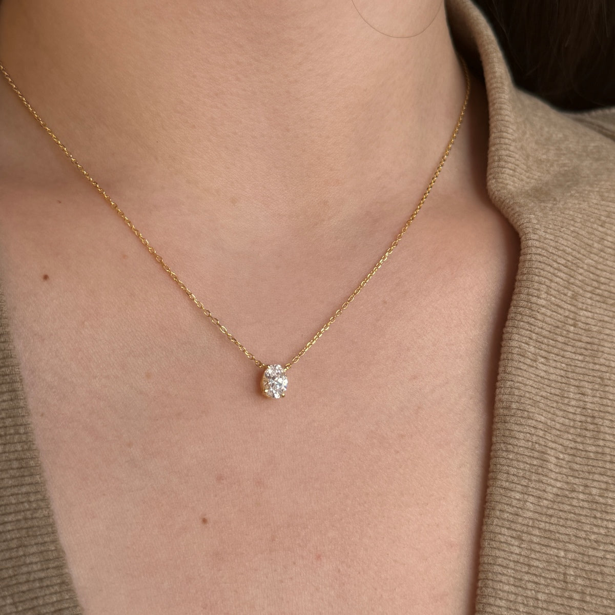 Oval Shape Necklace
