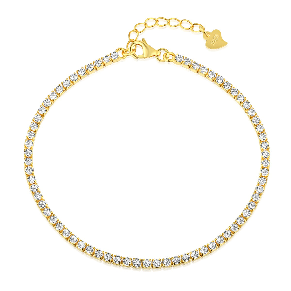 Gold Tennis Bracelet | Women's Gold Bracelet | NobleJade