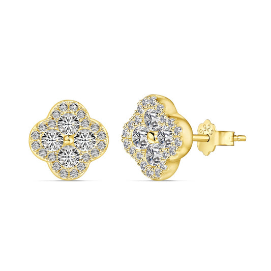 Mini Clover Stud Earrings