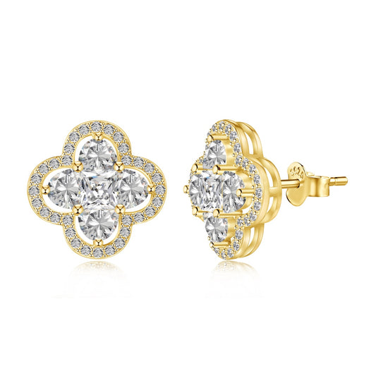 Big Clover Stud Earrings