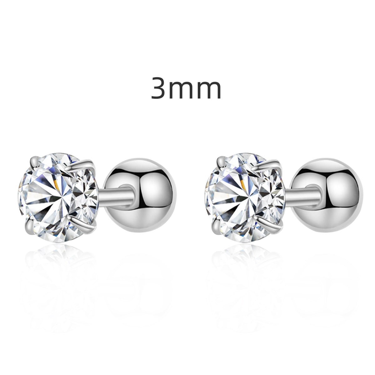 Small Round Stud