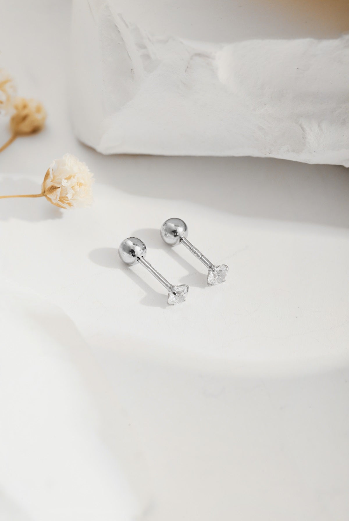 Small Round Stud