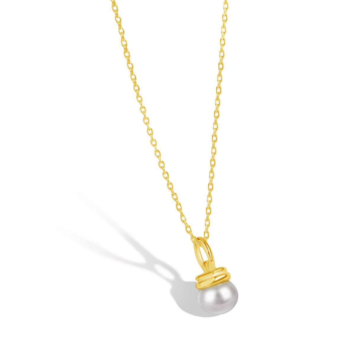 Gold Pearl Necklace | Pearl Necklace | NobleJade