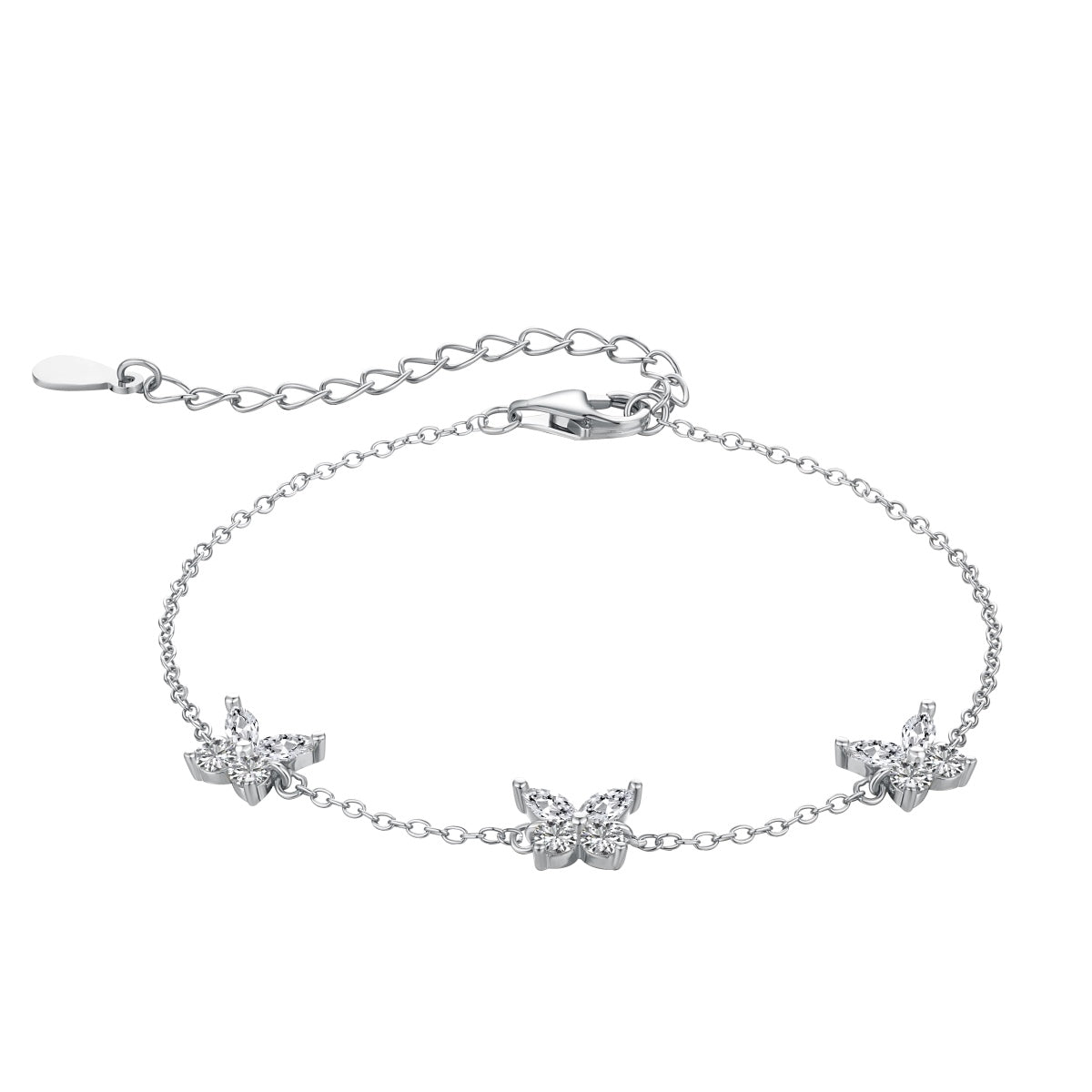 Big Stone Butterfly Bracelet