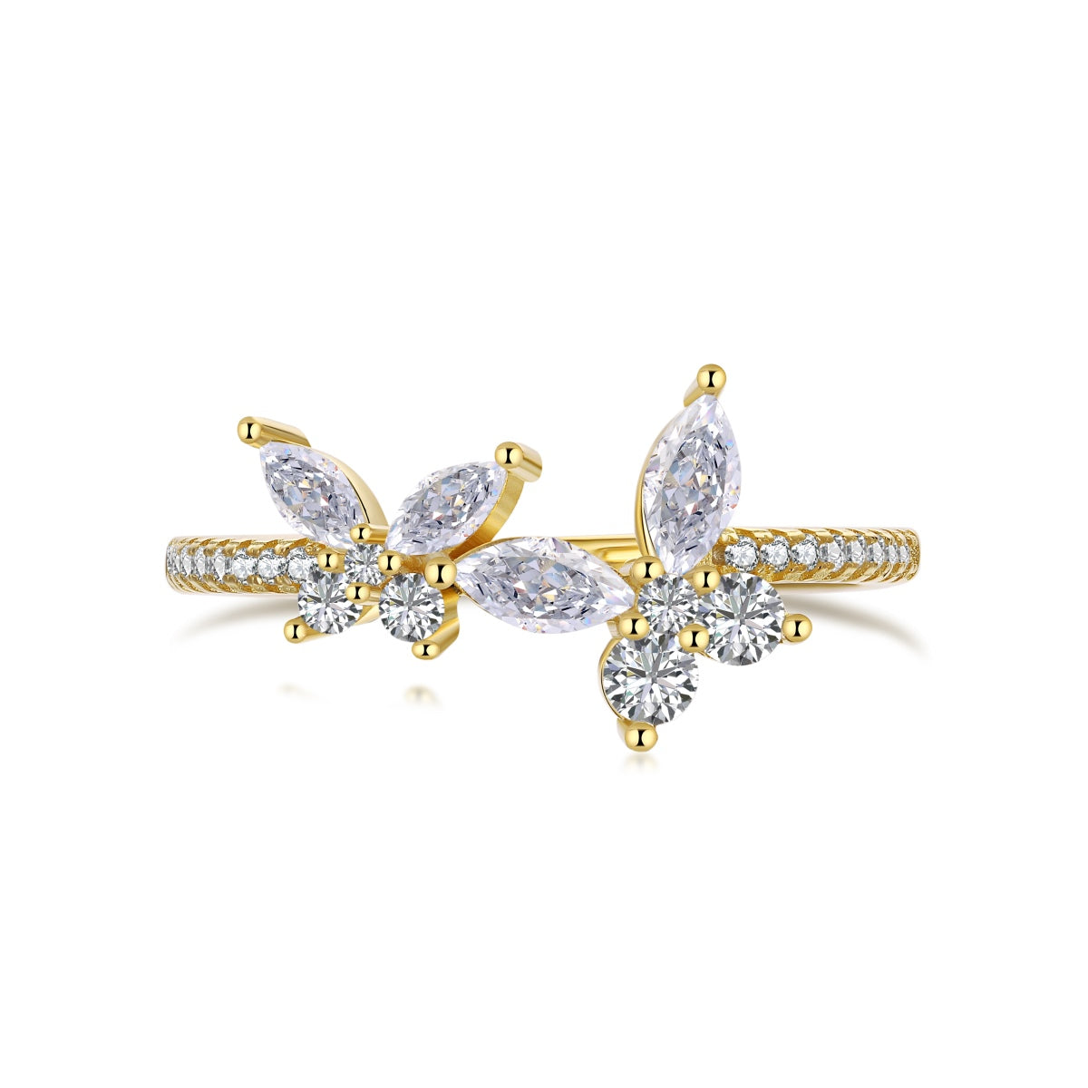 Gold Butterfly Ring | Butterfly Ring Gold | NobleJade