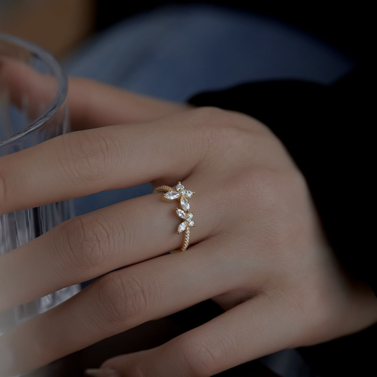 Gold Butterfly Ring | Butterfly Ring Gold | NobleJade