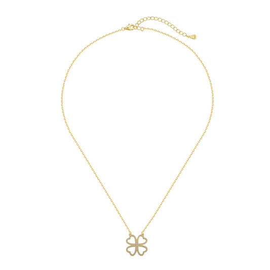 Gold Leaf Clover Chain | Leaf Clover Chain | NobleJade