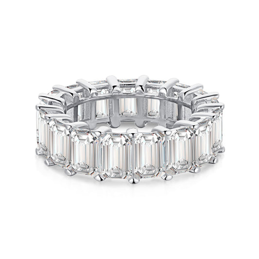 Baguette Eternity Ring | Baguette Stone Eternity Ring | NobleJade