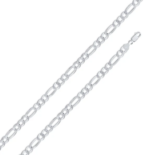 Silver Figaro Chain - 4mm